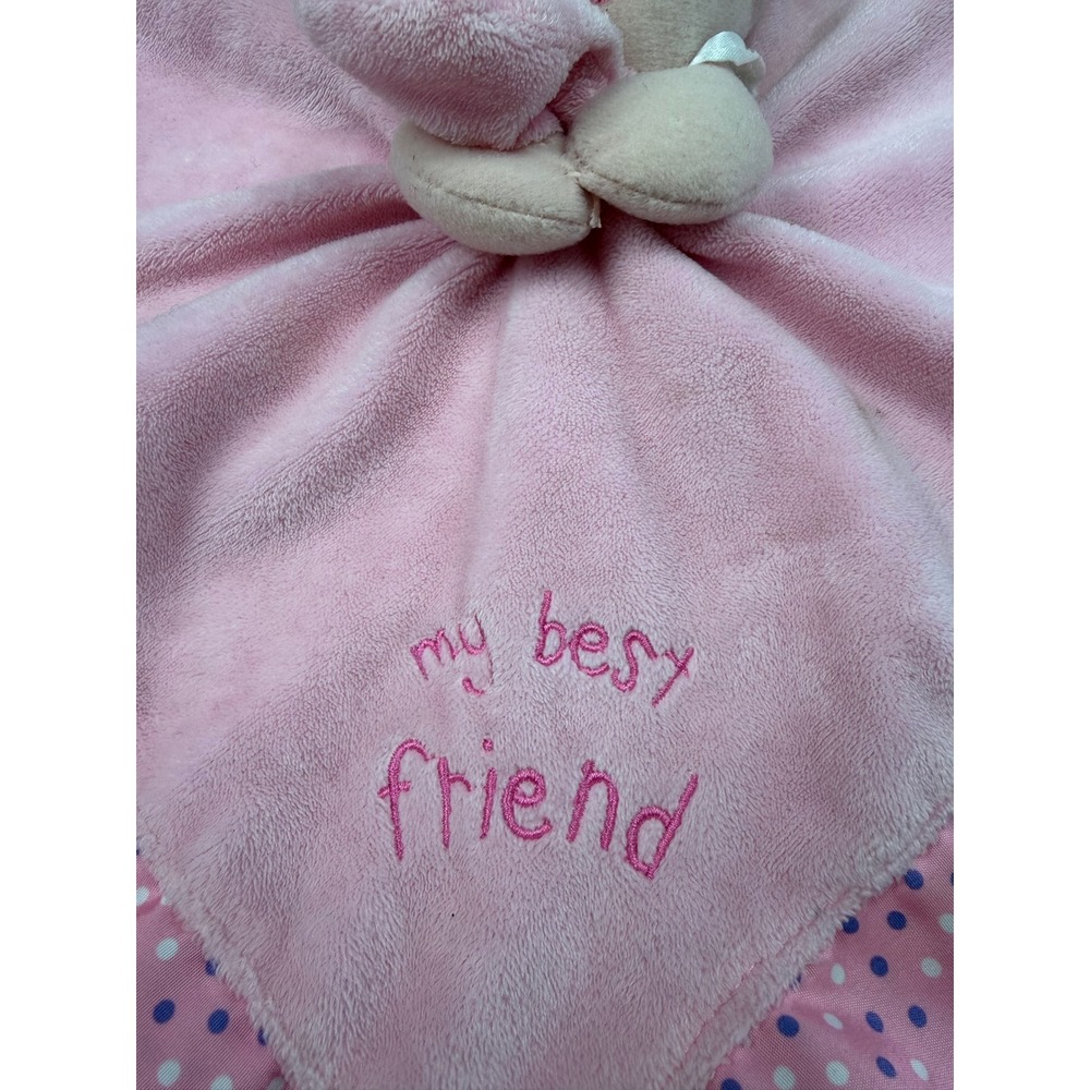 Garanimals Pink My Best Friend Baby Security Blanket Doll Lovey Polka Dot 86324 - Picture 3 of 10